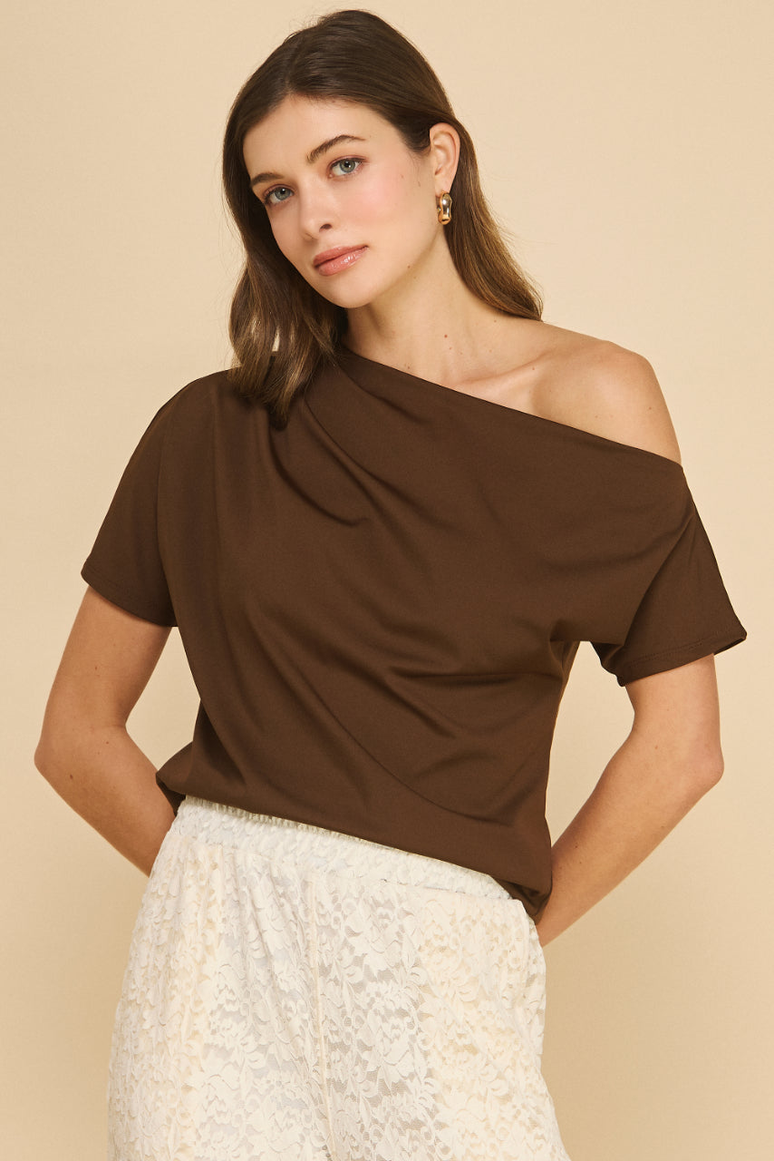 Liora One Shoulder Top