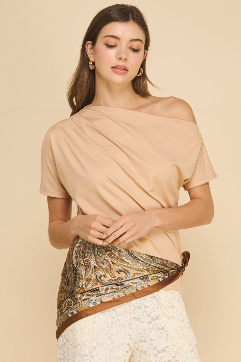 Liora One Shoulder Top
