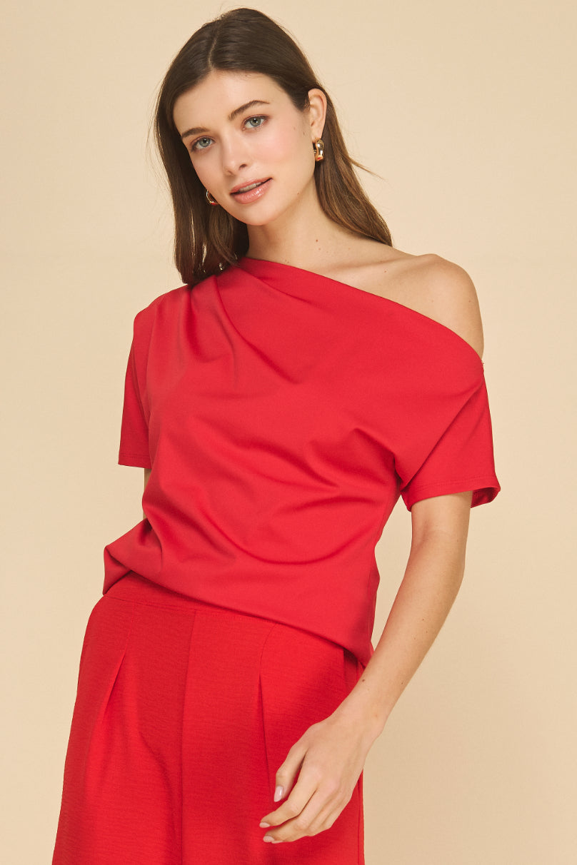 Liora One Shoulder Top