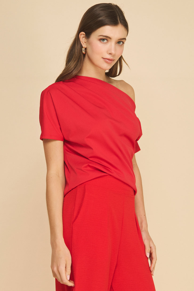 Liora One Shoulder Top