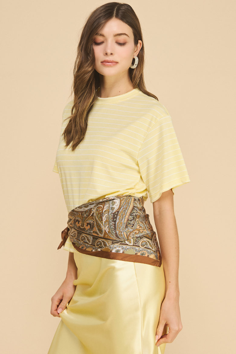 Infinity Oversized Striped Top