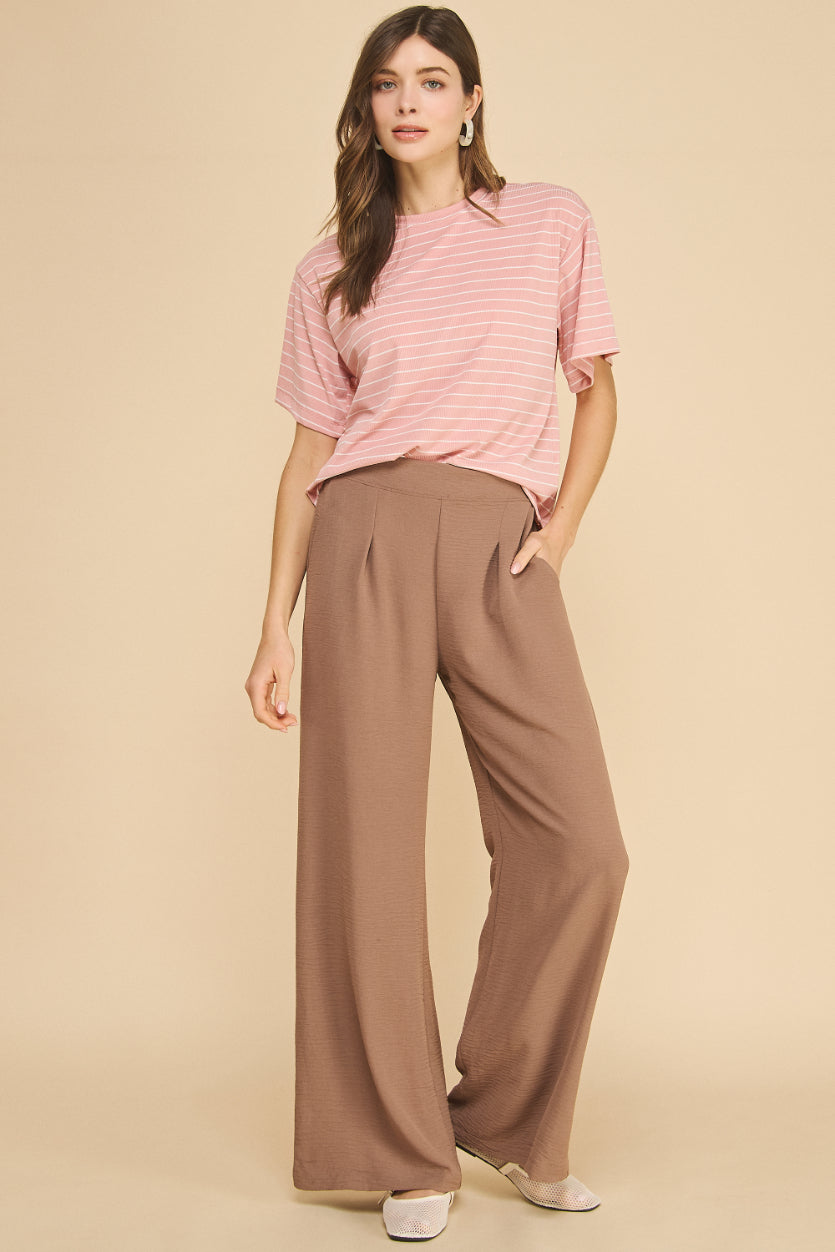 Infinity Oversized Striped Top