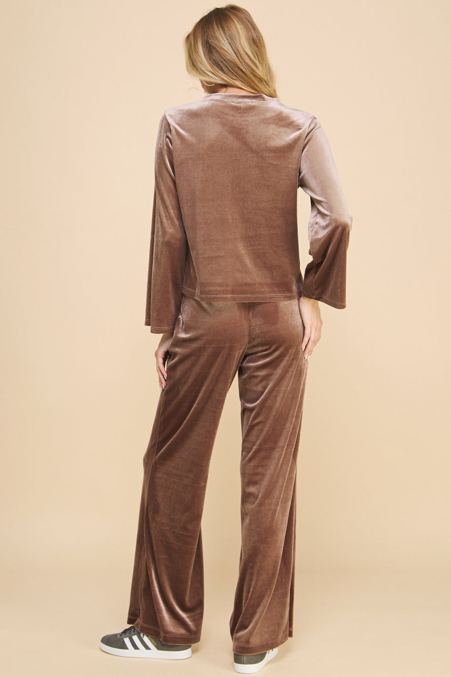 Glaring Velvet Blouse