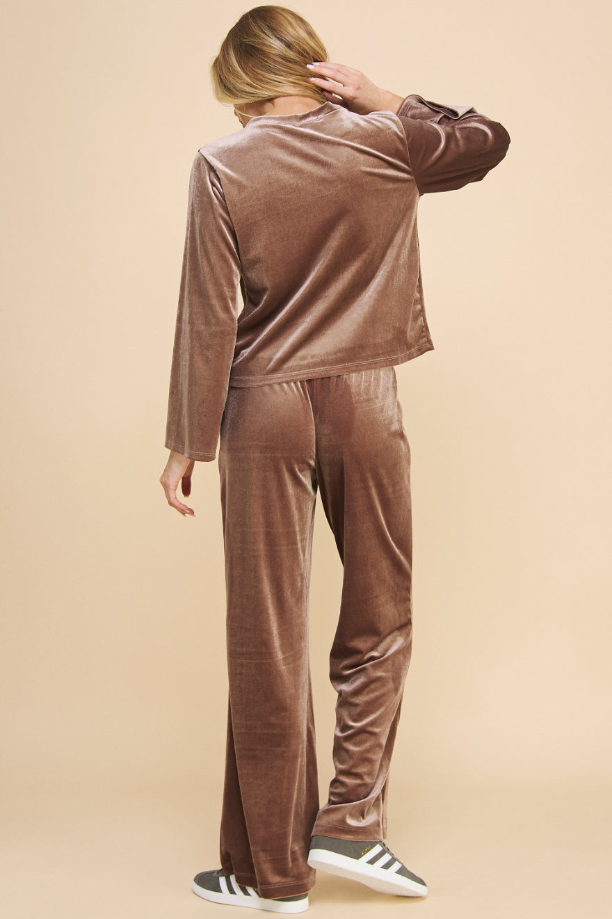 Glaring Velvet Blouse