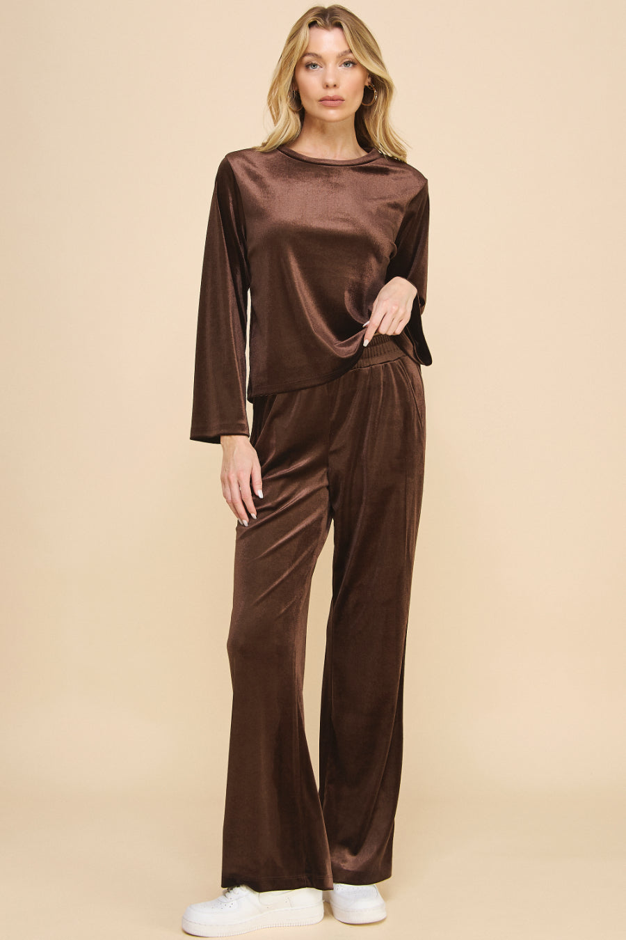 Glaring Velvet Blouse