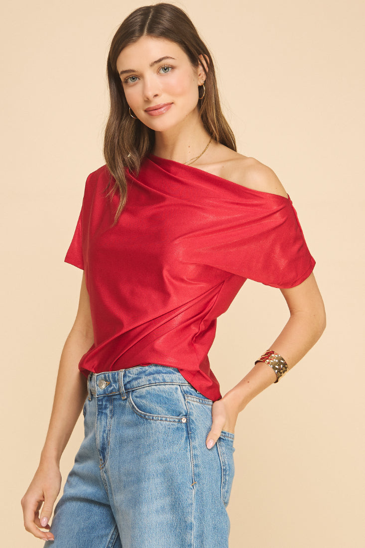 Allure One Shoulder Top