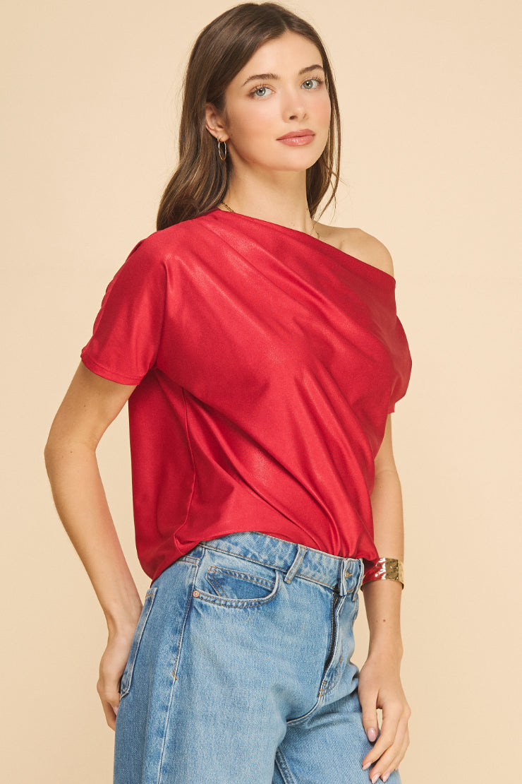 Allure One Shoulder Top