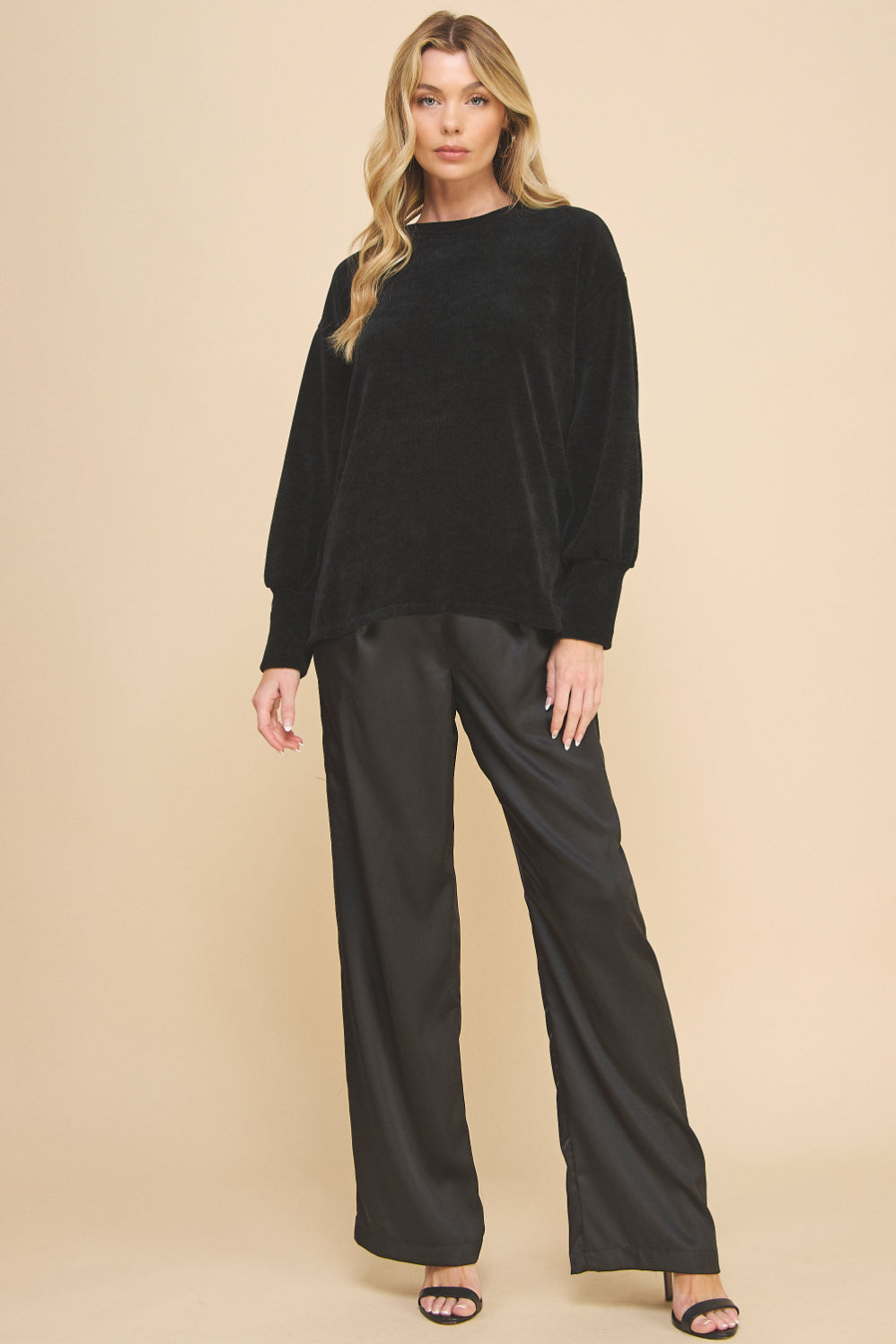 Chenille Crewneck Sweater