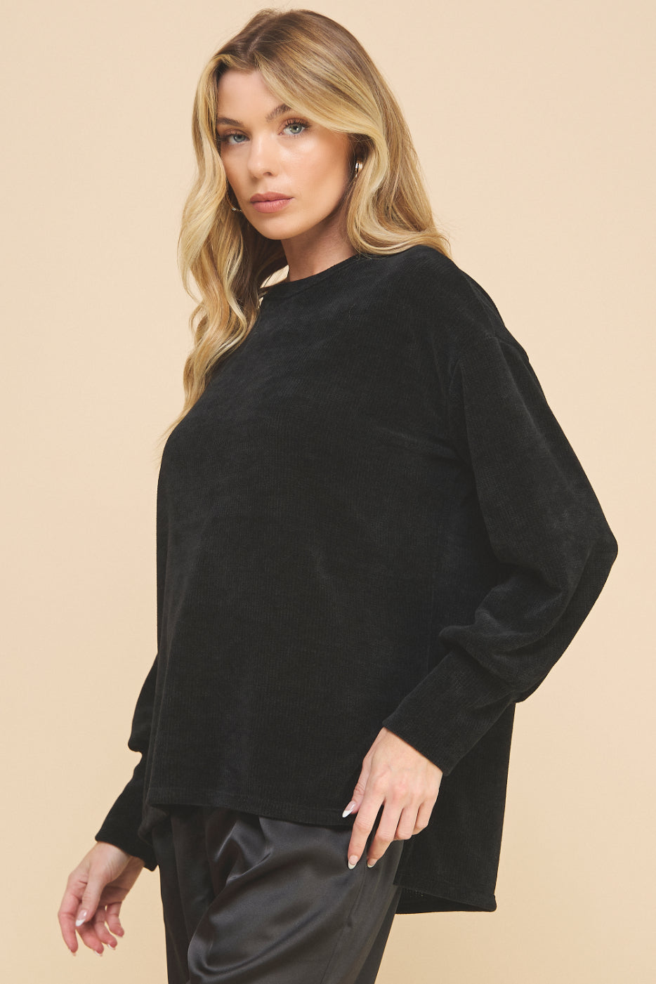 Chenille Crewneck Sweater