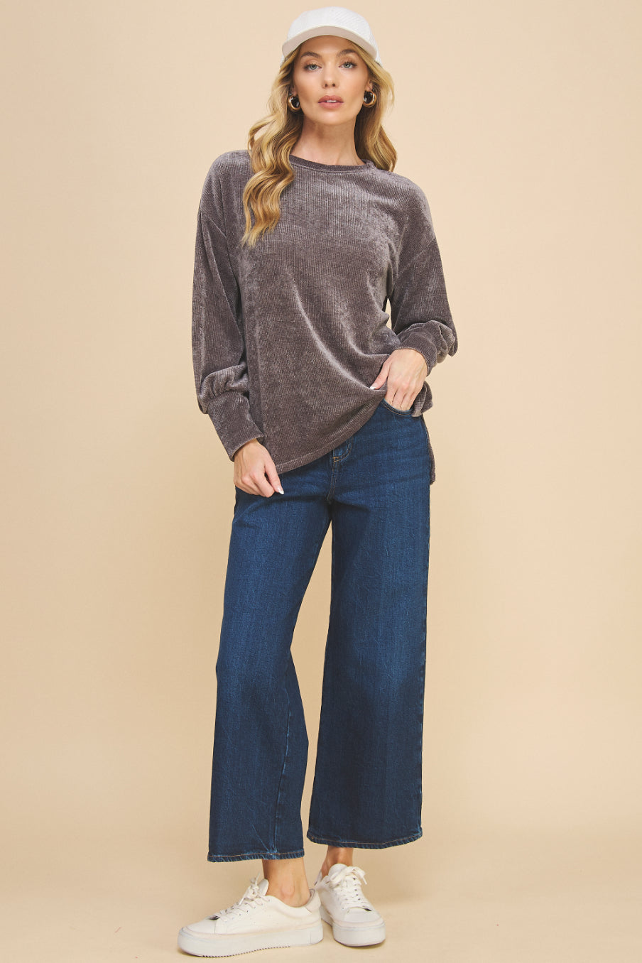 Chenille Crewneck Sweater