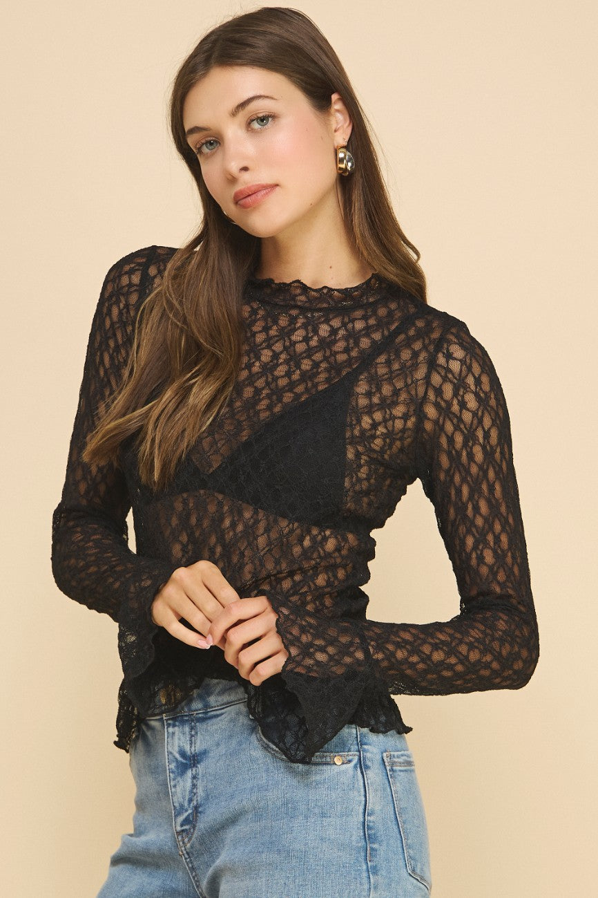 Amelie Lace Top