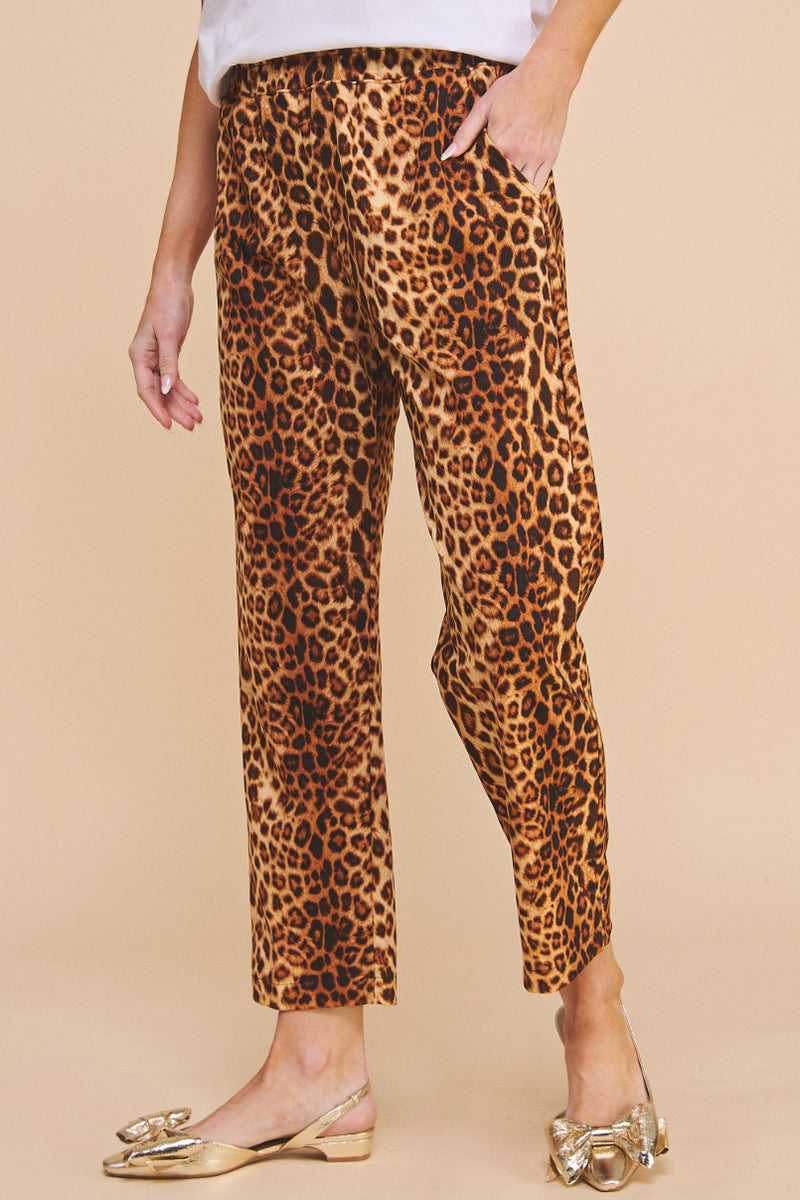 Leopard Print Pants