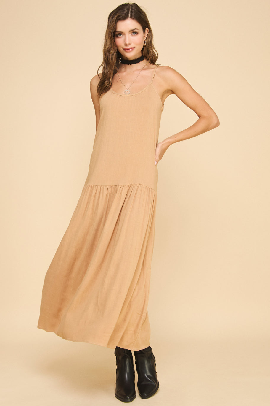 Maui Drop-Waist Maxi Dress