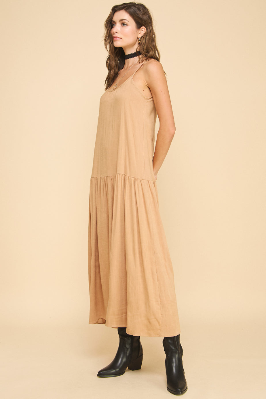 Maui Drop-Waist Maxi Dress