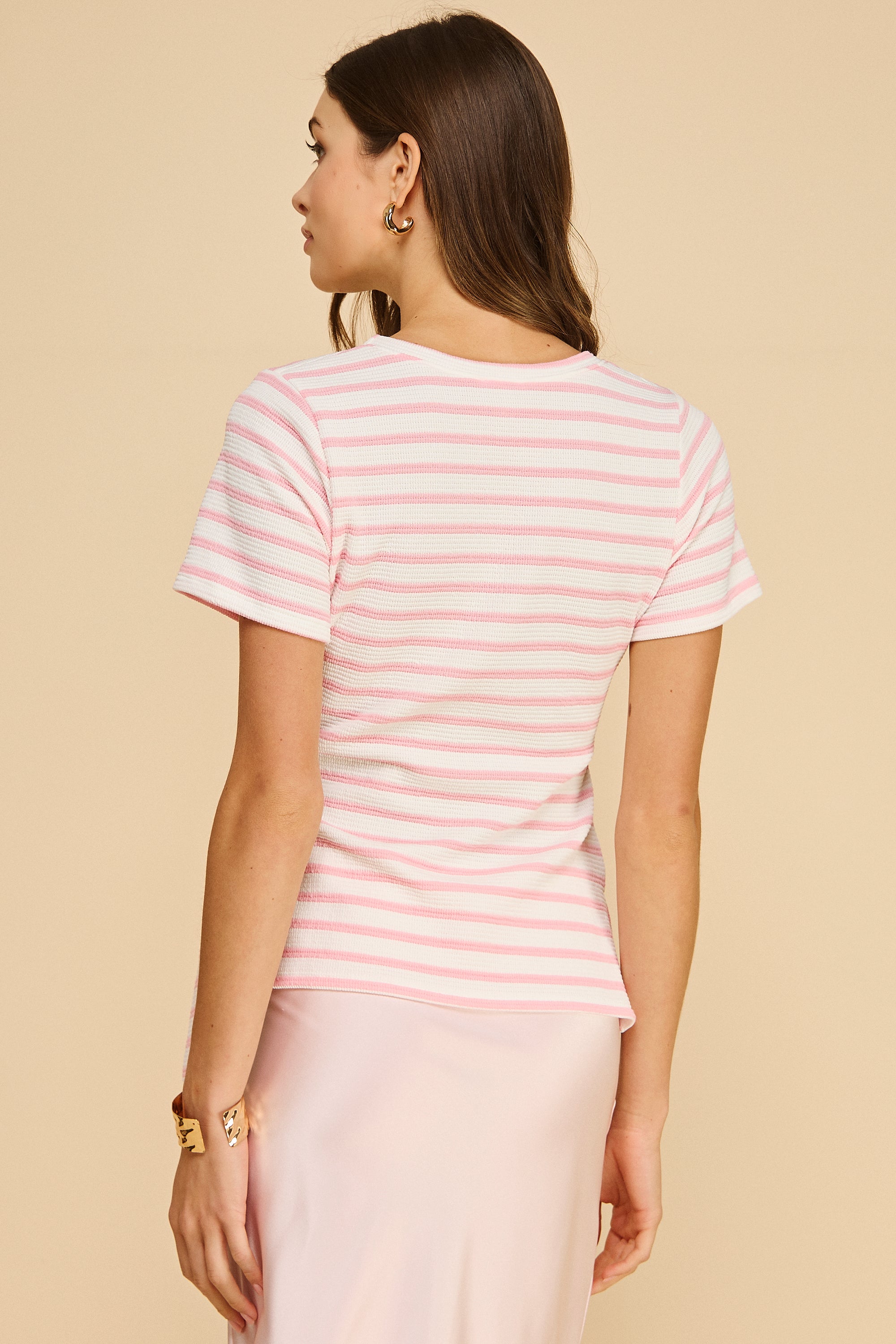 Areum Knot Top Striped