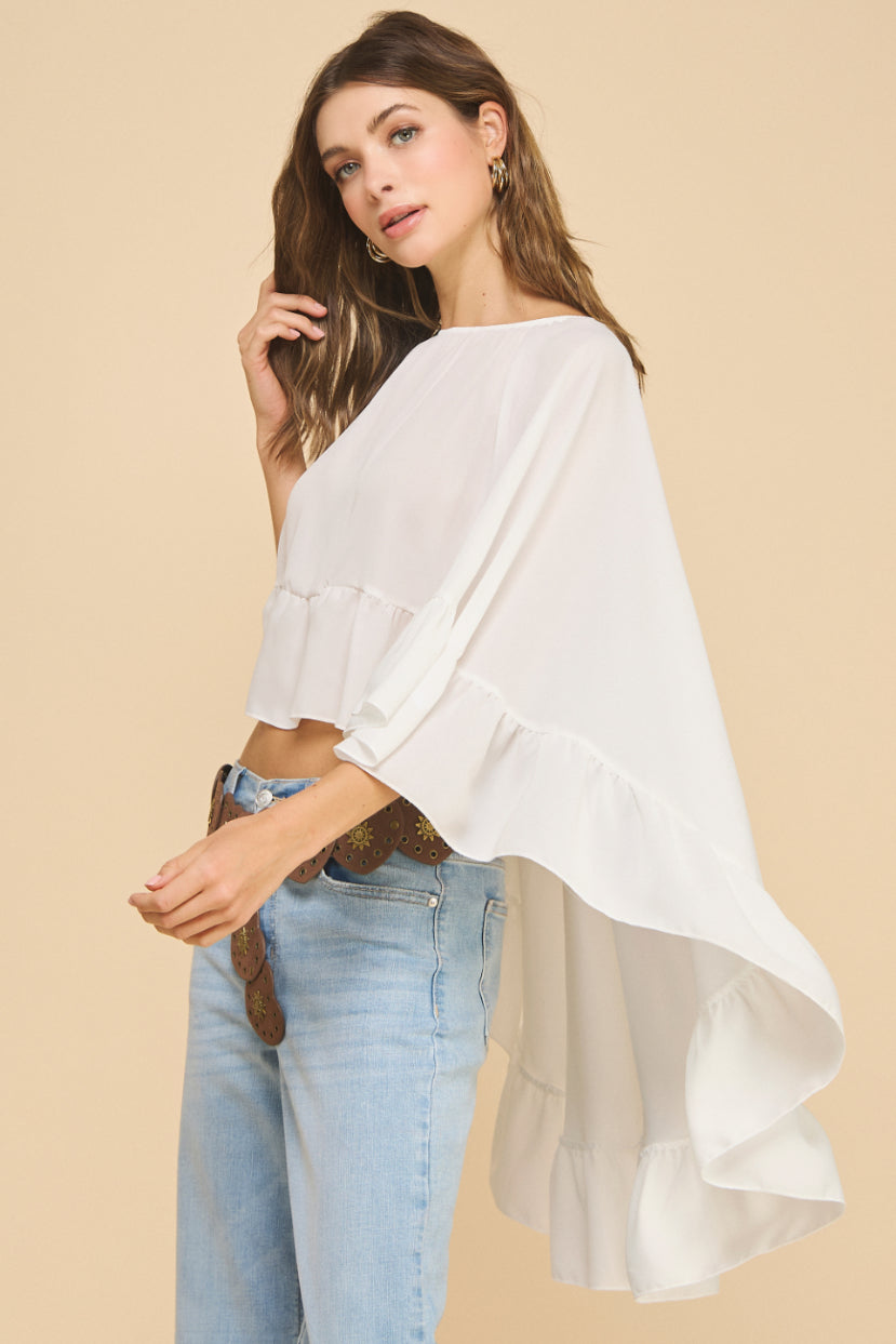 Ruffled Boho Top