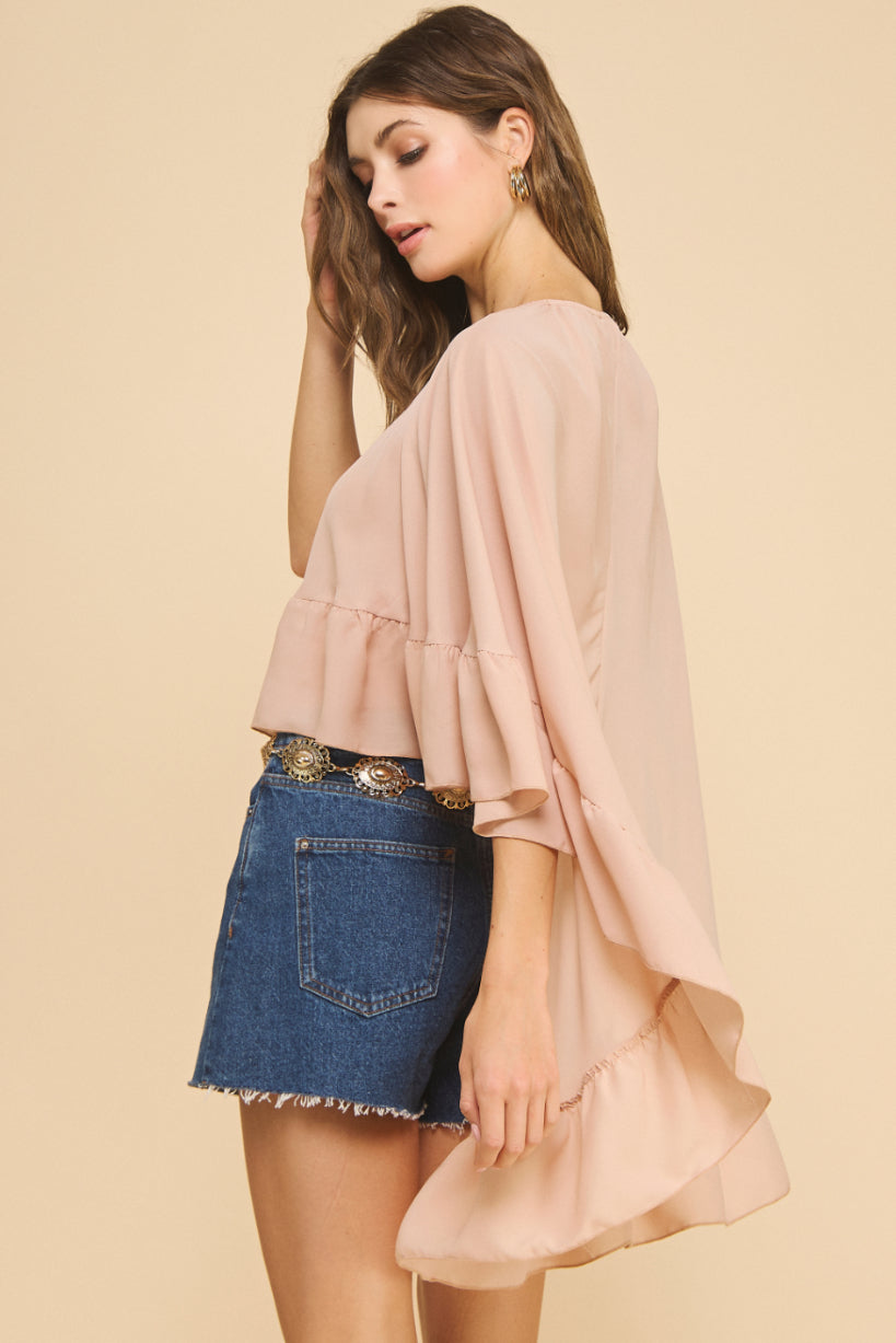 Ruffled Boho Top