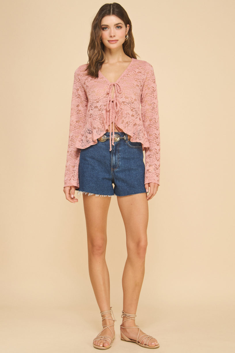 Grazia Front Tie Top