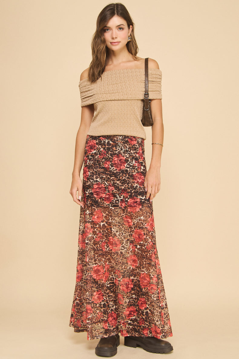 Yellowstone Lace Maxi Skirt