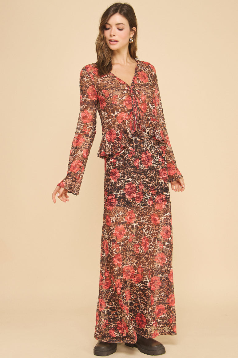 Yellowstone Lace Maxi Skirt