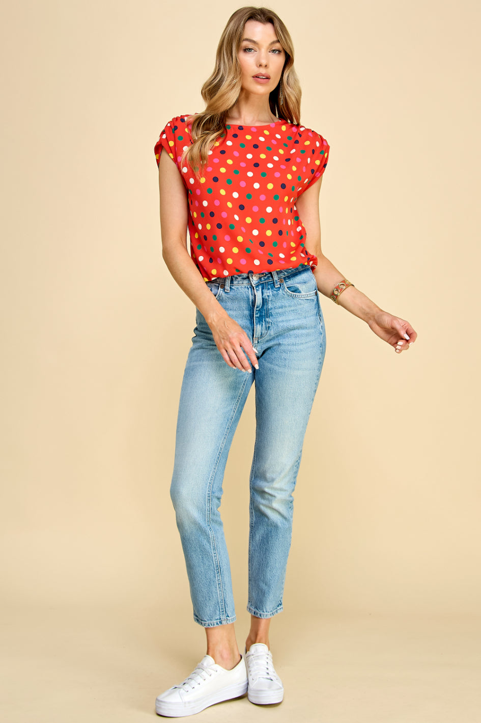 Eos Polkadot Blouse