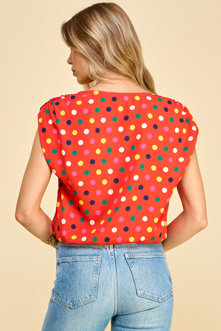 Eos Polkadot Blouse
