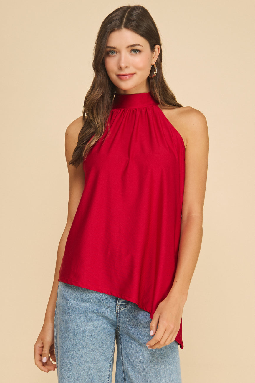 Avira Knit Shiny Blouse