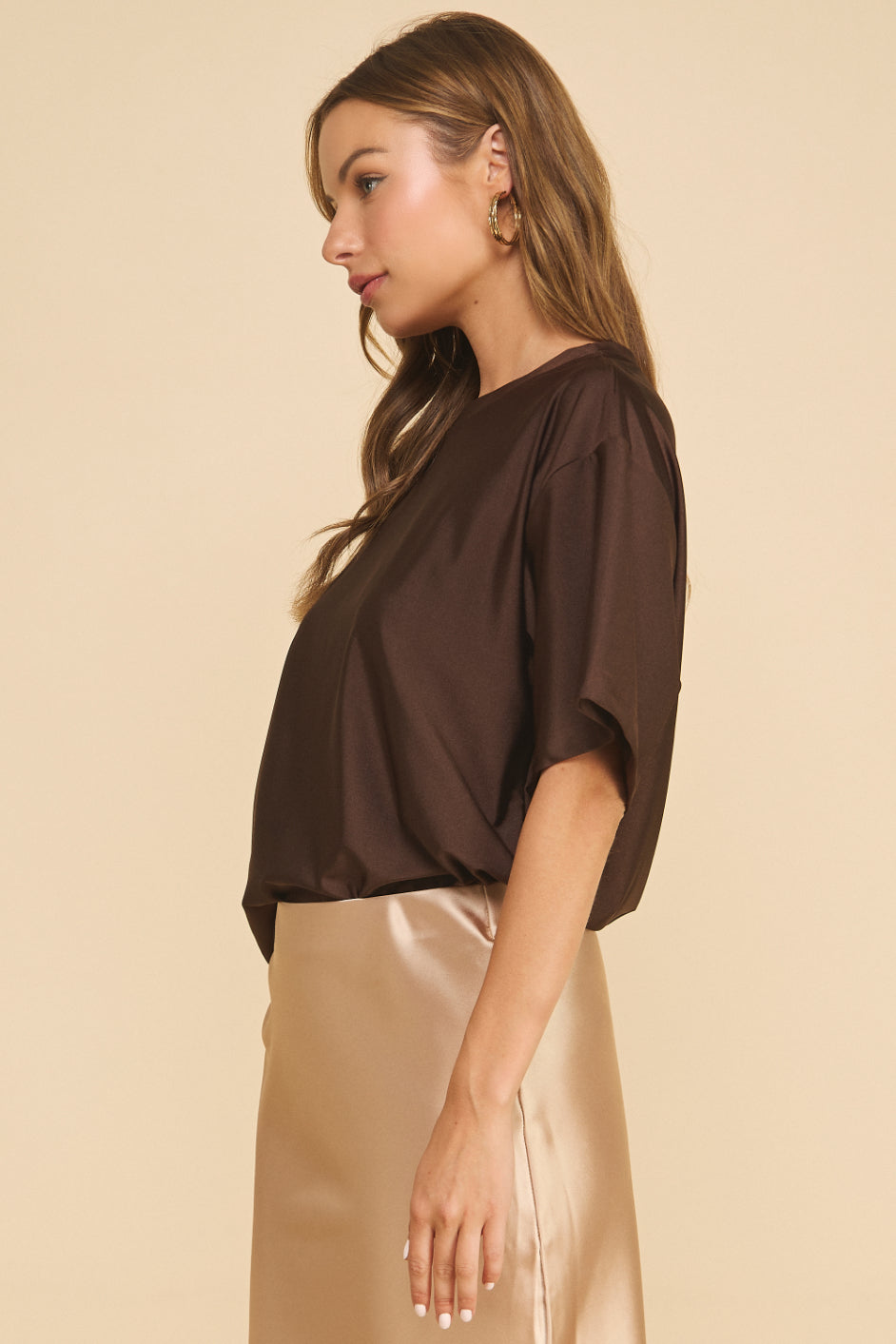 Shimmer Oversized Top