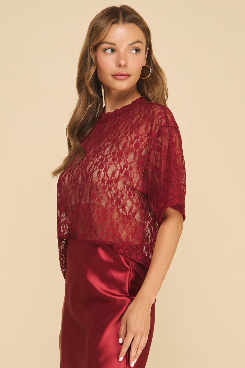 Lace T-shirt