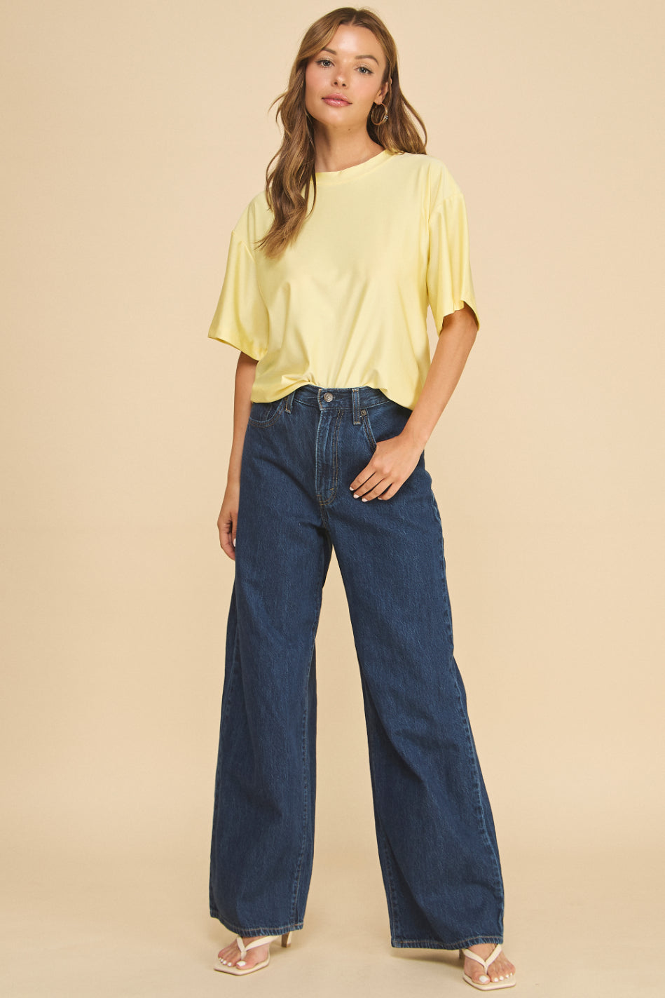 Shimmer Oversized Top