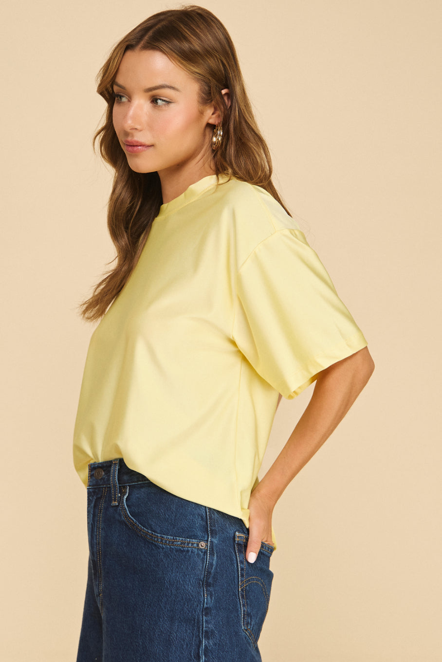 Shimmer Oversized Top