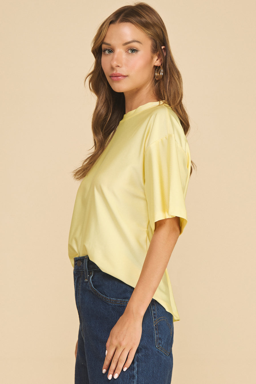 Shimmer Oversized Top