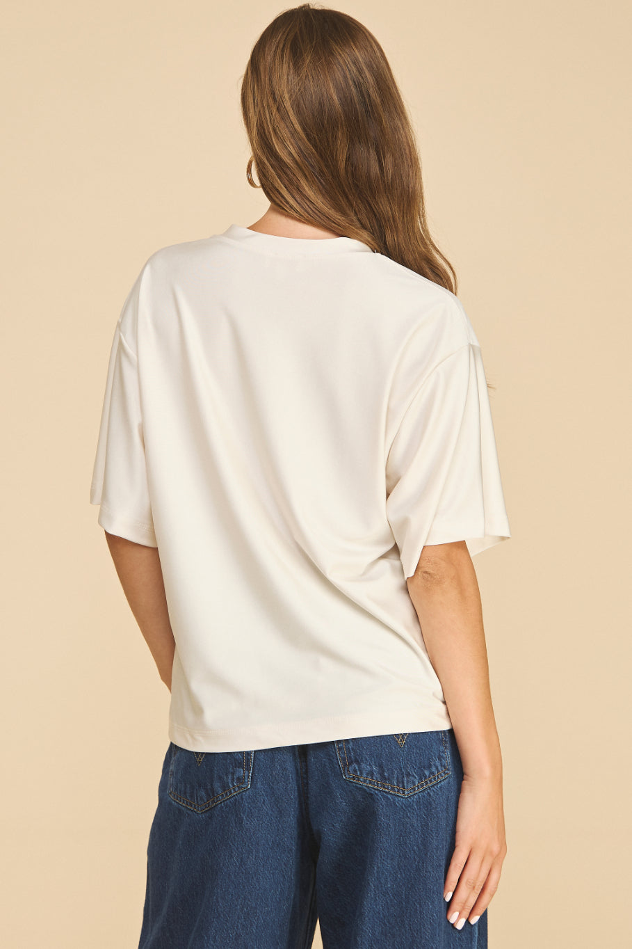 Shimmer Oversized Top