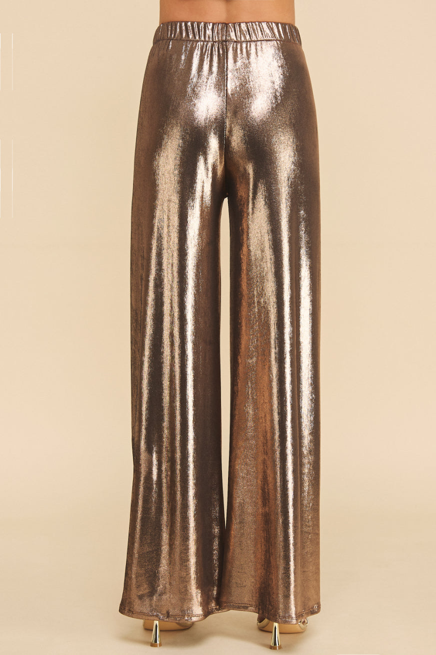 Slinky Metallic Pants