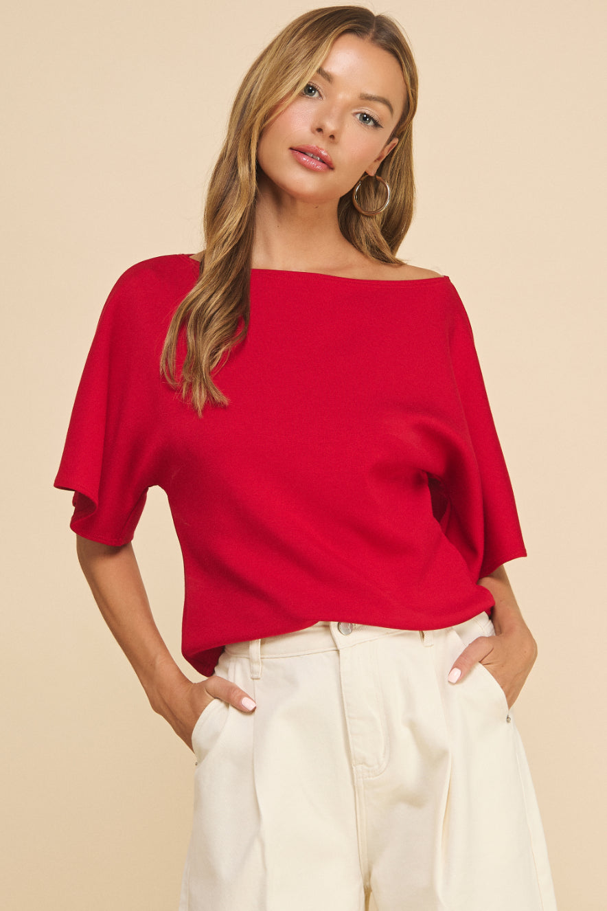 Ivy Wide Leg Twill Pants