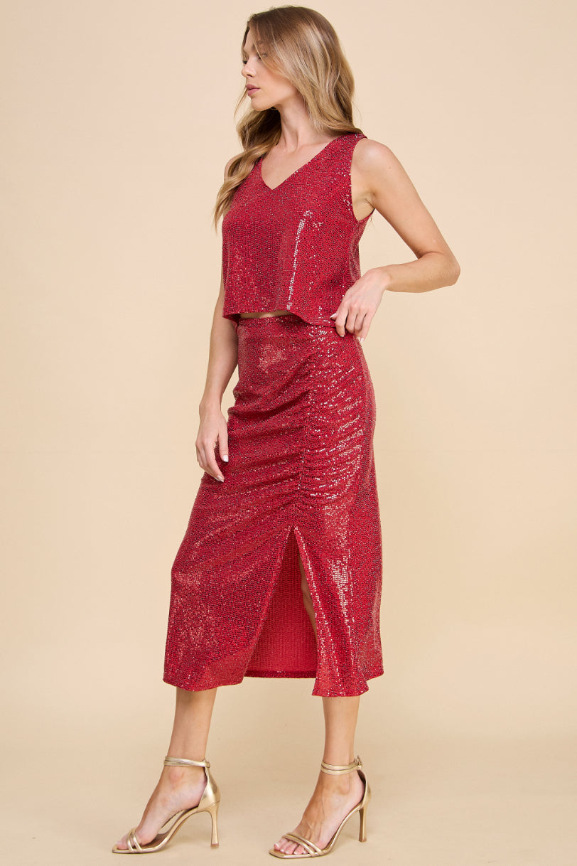 Radiance Sequin Skirt