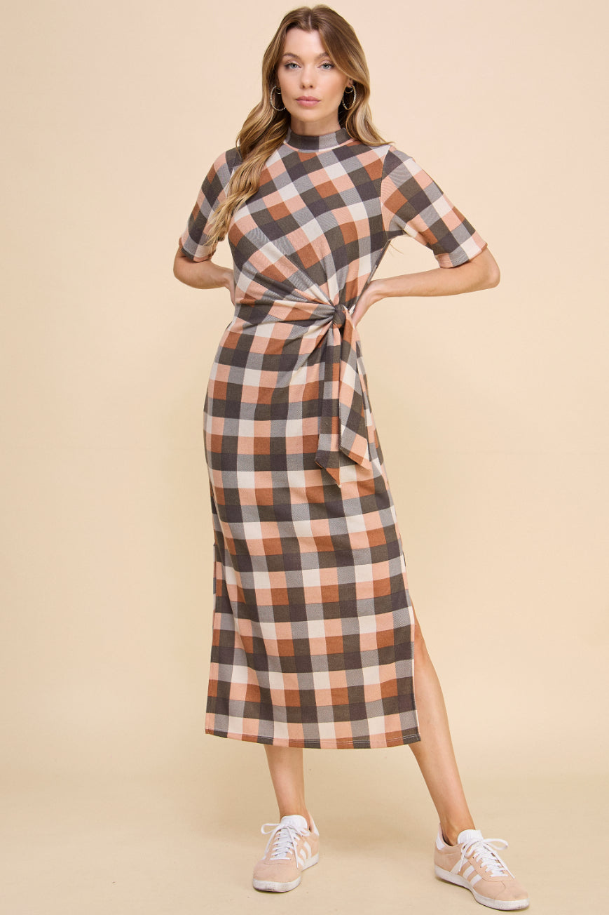 Anastasia Checkered Dress