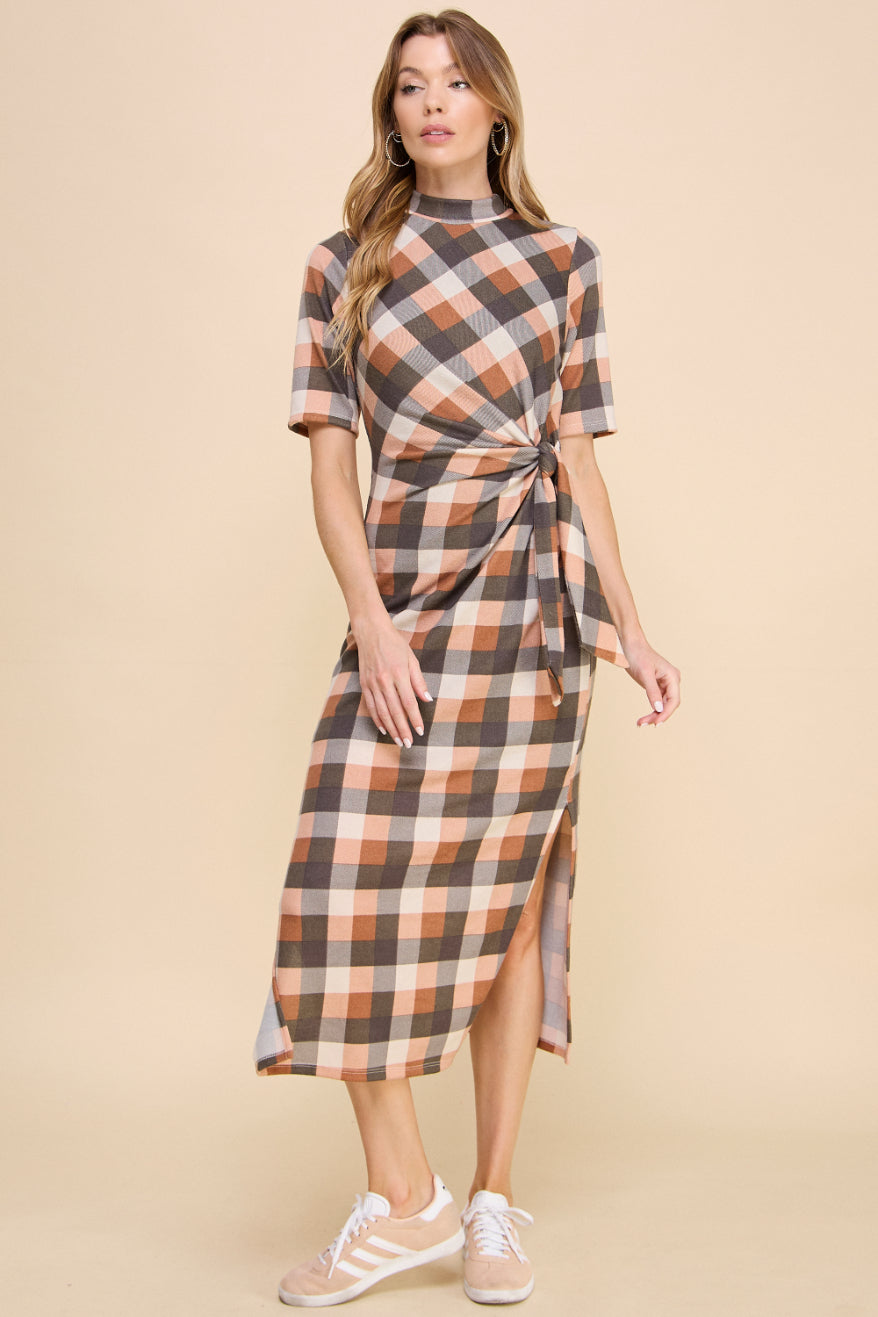 Anastasia Checkered Dress