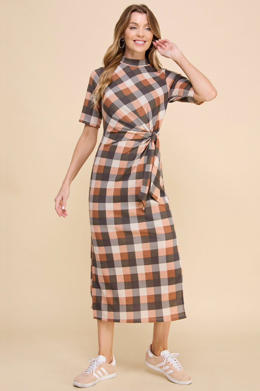 Anastasia Checkered Dress
