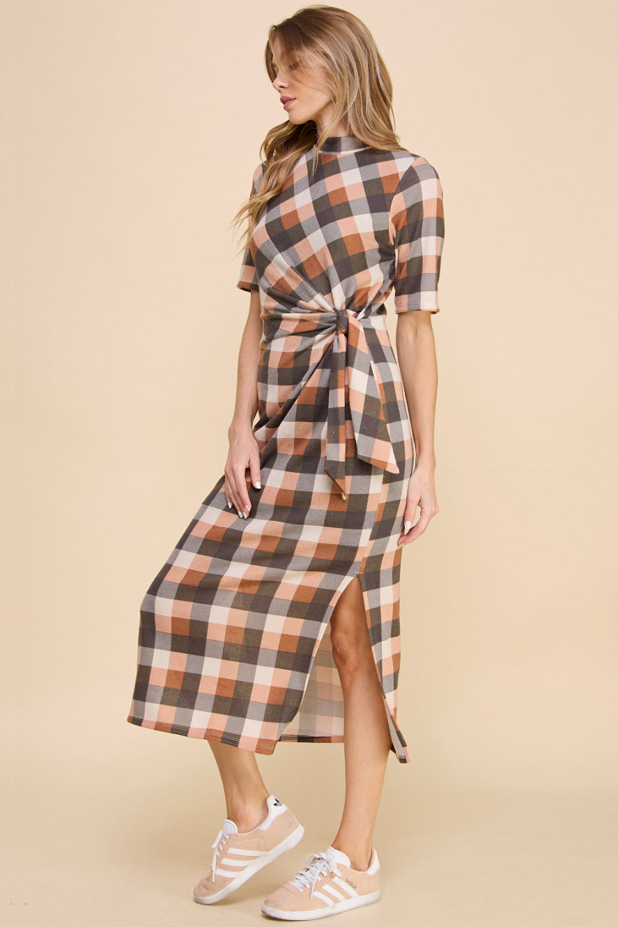 Anastasia Checkered Dress
