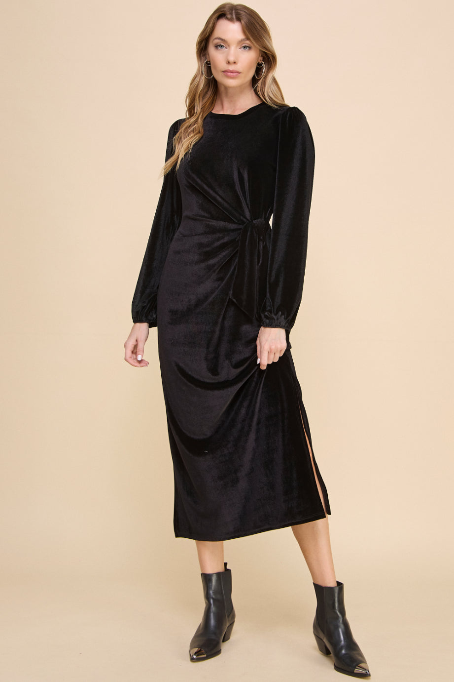 Velvet Knot Dress