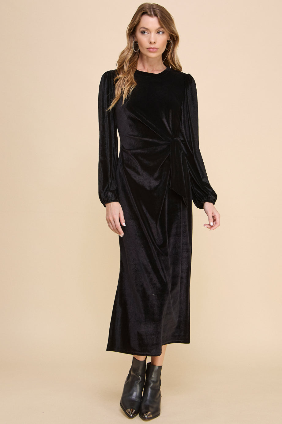 Velvet Knot Dress