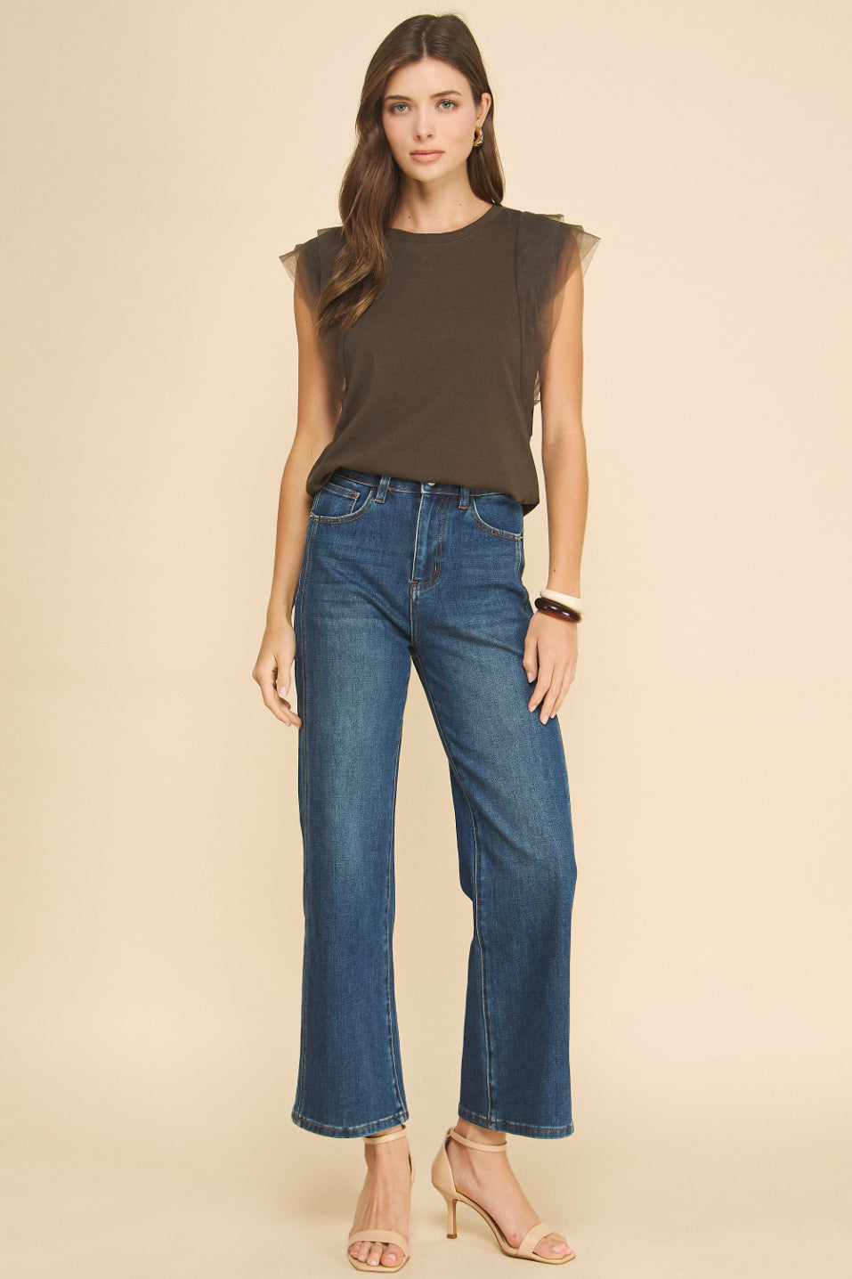 Halo Tulle Muscle Tee