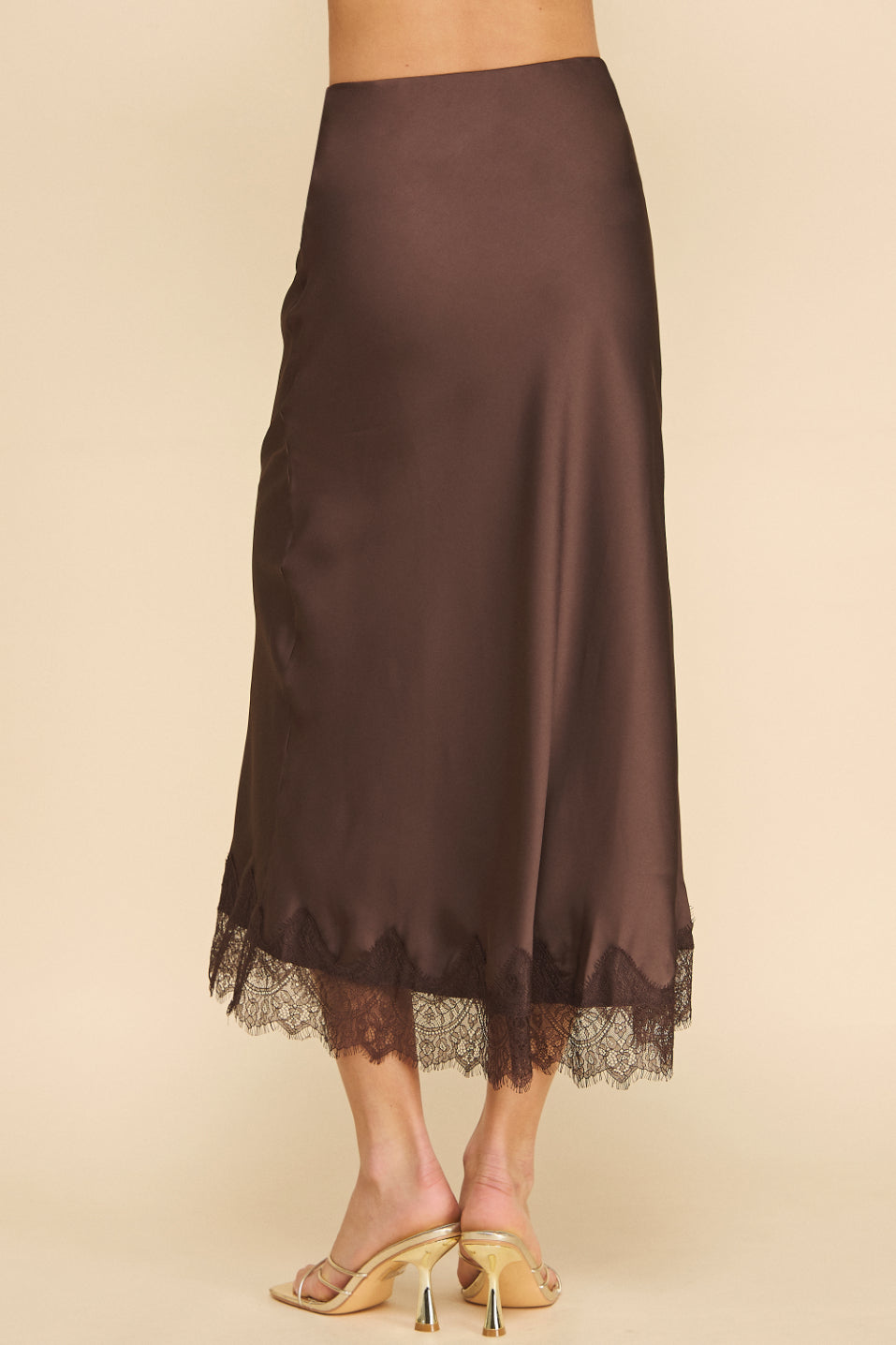 Muse Slip Skirt with Lace Detail