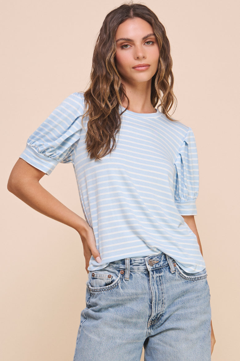 Lovely Puff Sleeves T-shirt