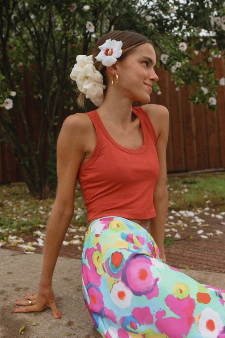 Avil Cropped Tank Top