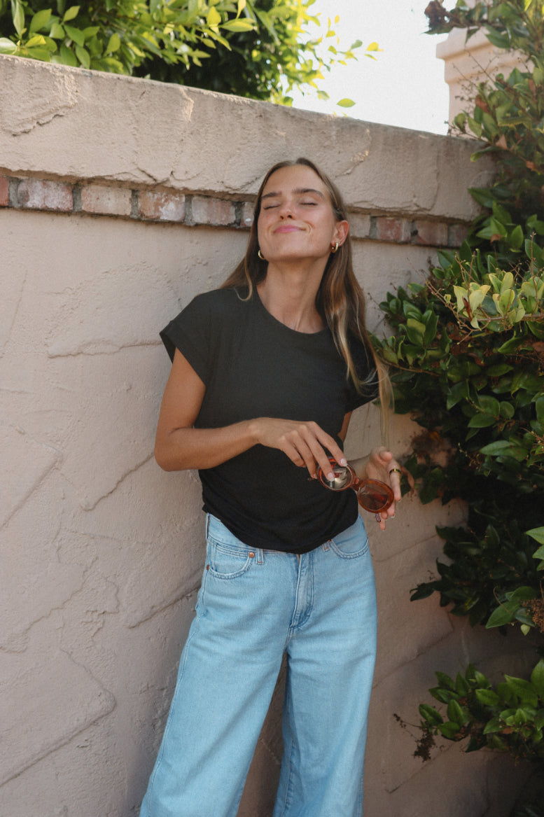 Oriana Side Ruched Top