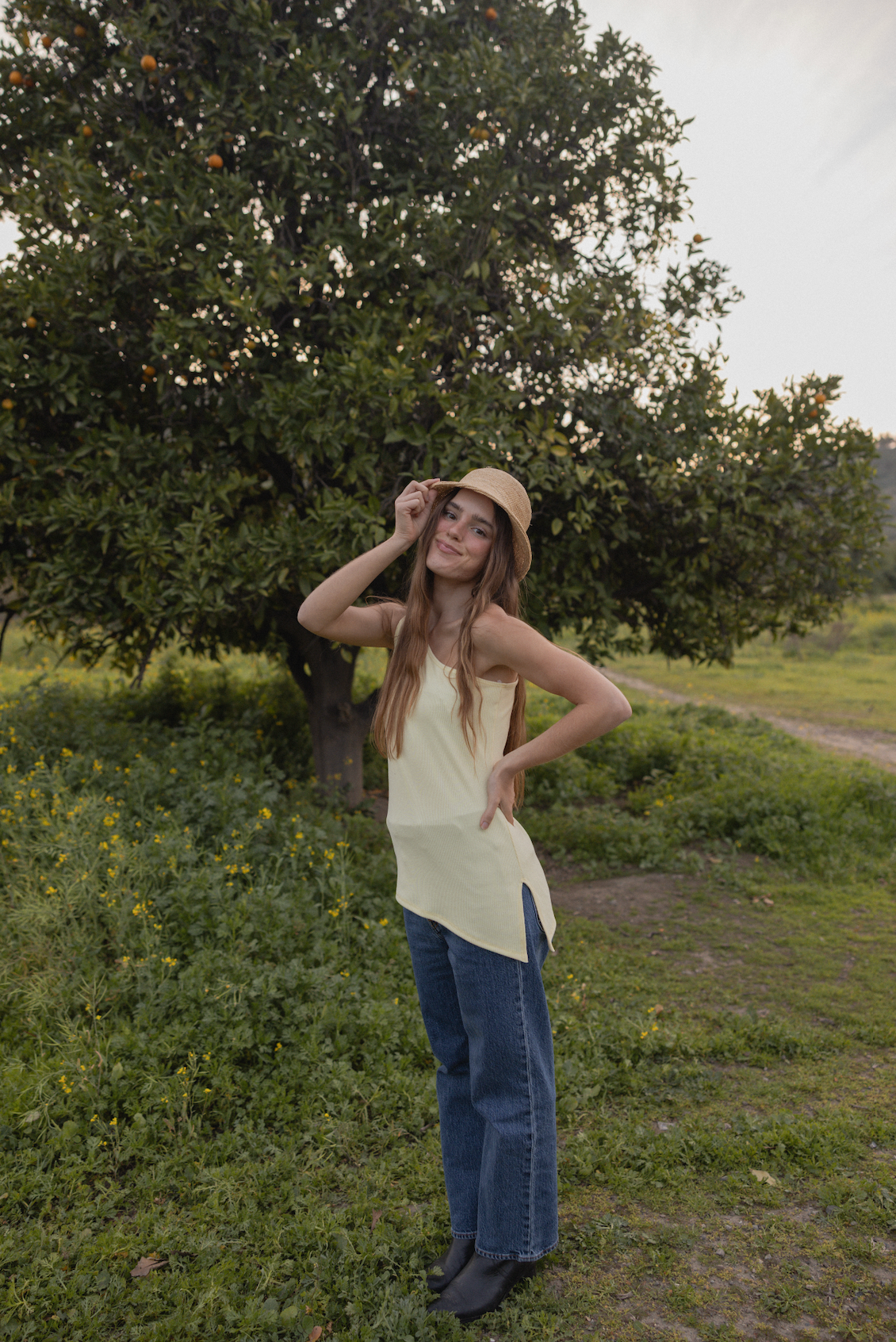 Rhode One Shoulder Rib Top