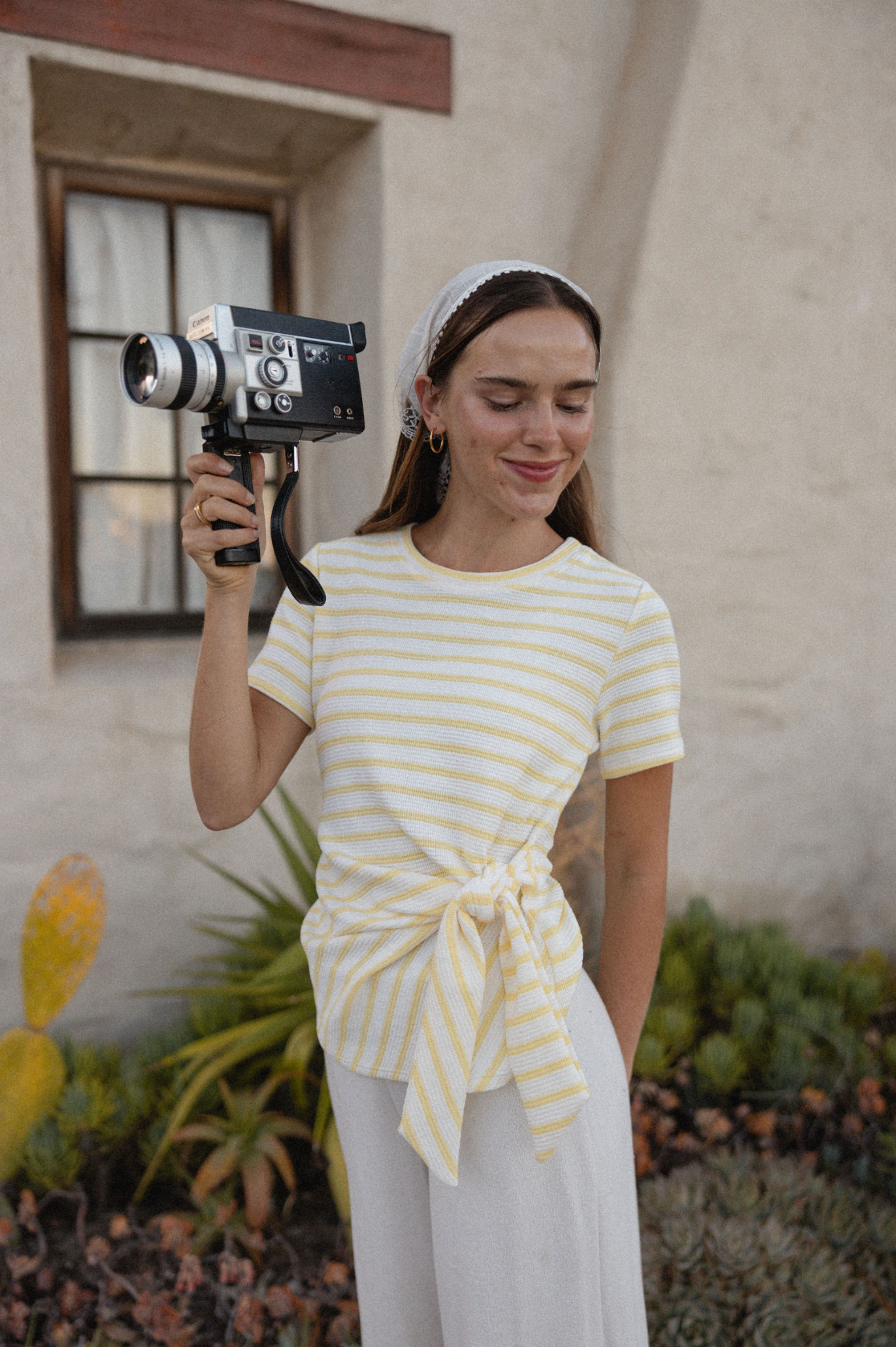 Areum Knot Top Striped