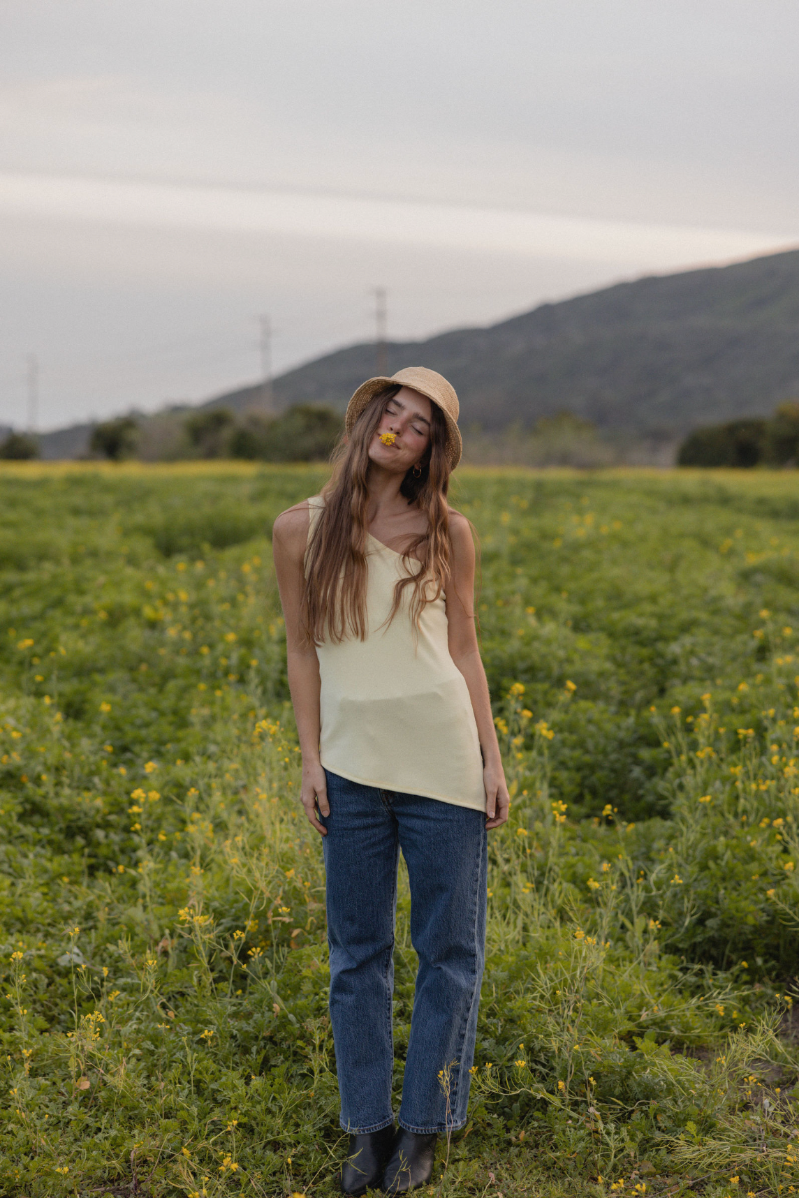 Rhode One Shoulder Rib Top